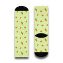 Playful Citrus Crew Socks - Fun & Cozy Orange Pattern – Club Riot Queer Streetwear