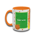 Colorful Orange Glassware – Bold Queer Streetwear Drinkware