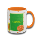 Colorful Orange Glassware – Bold Queer Streetwear Drinkware