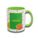 Colorful Orange Glassware – Bold Queer Streetwear Drinkware