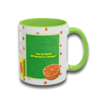 Colorful Orange Glassware – Bold Queer Streetwear Drinkware