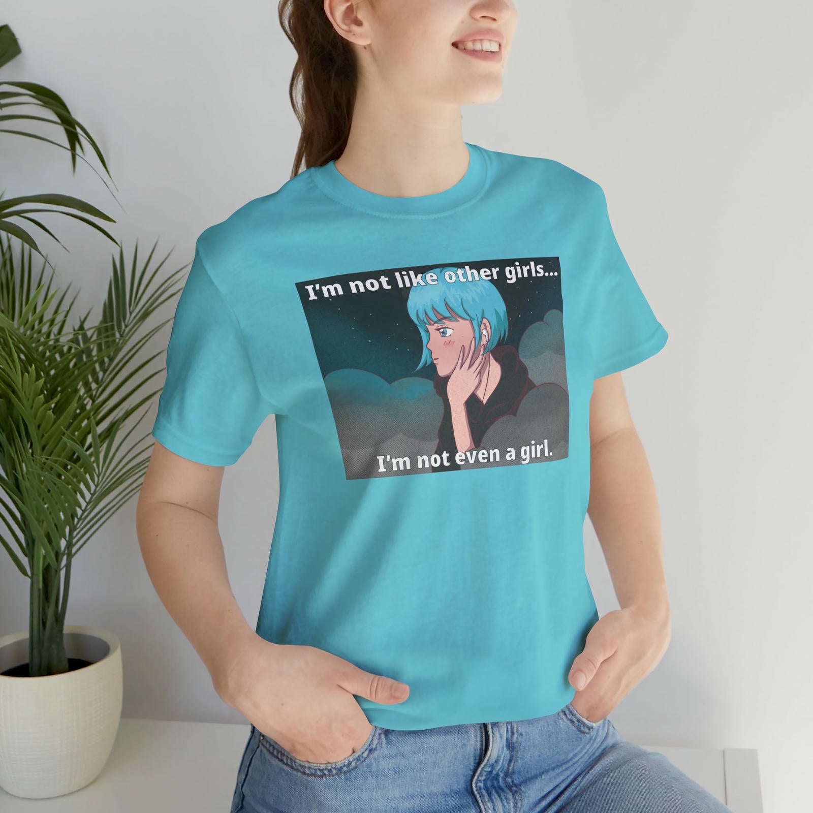 "I'm Not Like Other Girls" Unisex Short Sleeve Graphic T Unisex T-Shirt – Bold Queer Streetwear Graphic Tee