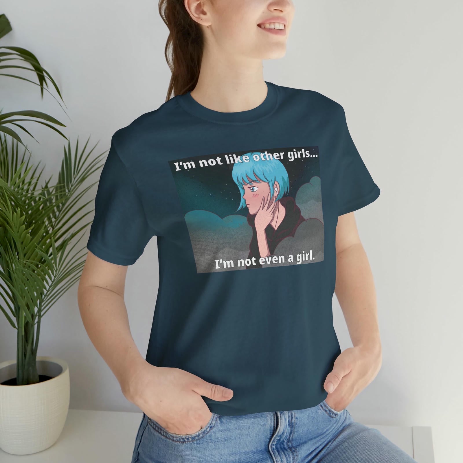 "I'm Not Like Other Girls" Unisex Short Sleeve Graphic T Unisex T-Shirt – Bold Queer Streetwear Graphic Tee