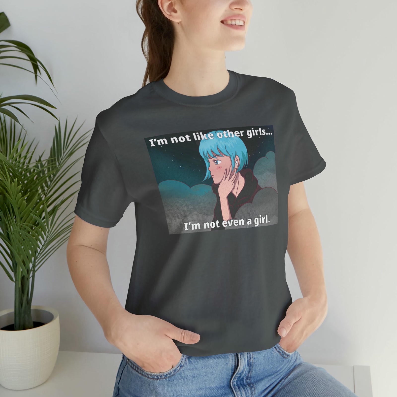 "I'm Not Like Other Girls" Unisex Short Sleeve Graphic T Unisex T-Shirt – Bold Queer Streetwear Graphic Tee