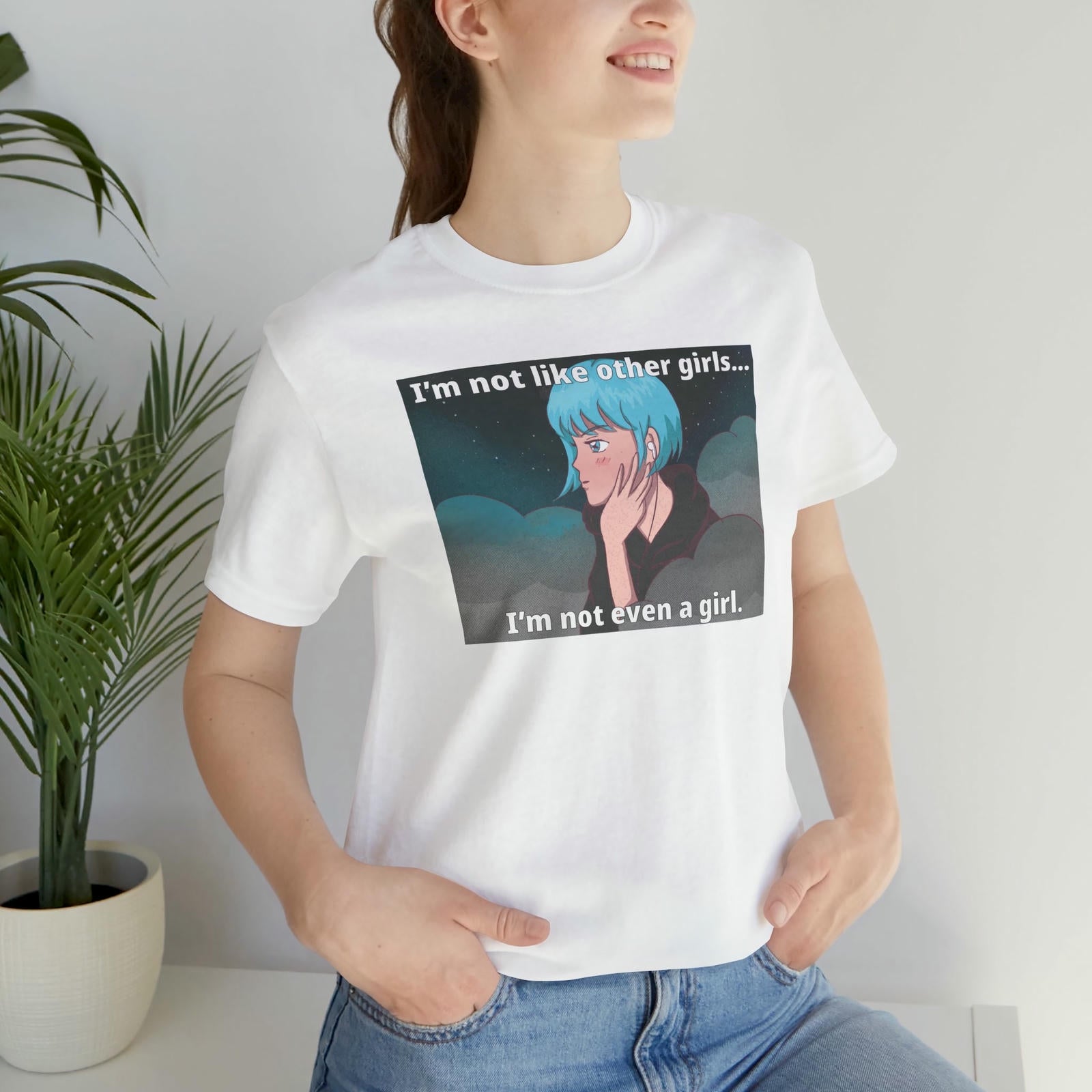 "I'm Not Like Other Girls" Unisex Short Sleeve Graphic T Unisex T-Shirt – Bold Queer Streetwear Graphic Tee